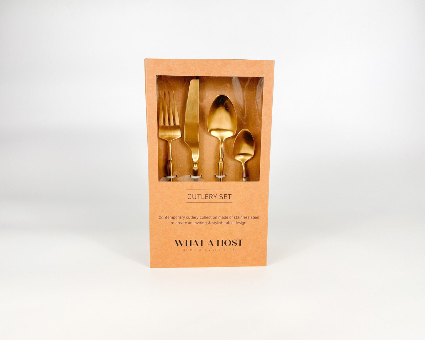 Paris Gold Stainless Steel Cutlery Sets x16/24 pieces