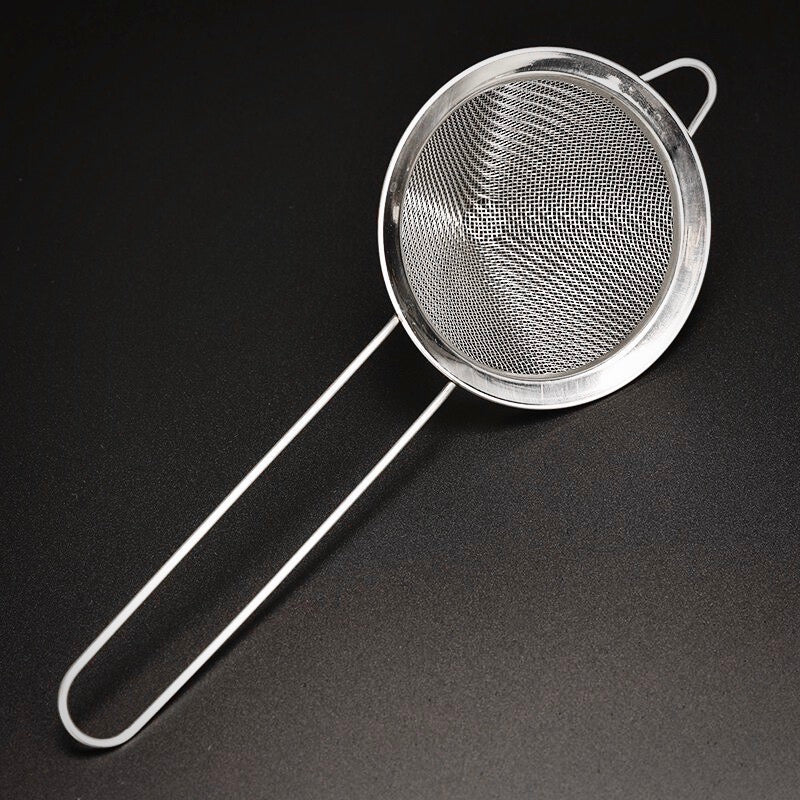 9" Fine Mesh Cone Strainer - Mirror Finish -